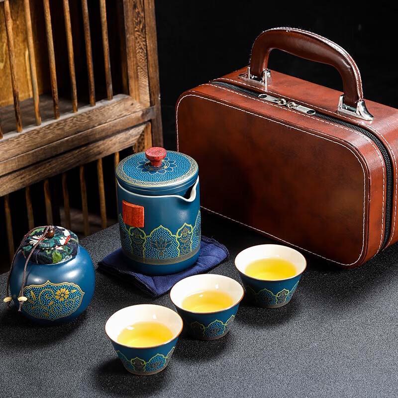 Chaxun Portable Ceramic Travel Tea Set