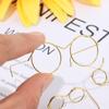 10Pcs Lensless Round Frame Doll Glasses Fashion Retro Gold Alloy Glasses Cute Baby Toy Doll Accessories Approx. 3.3/4.1/6cm