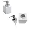 Flacon de savon Senko Cube Blanc Blanc (Type de mousse)