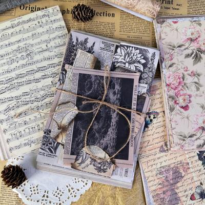 30 hojas/juego de pegatinas decorativas para diario, periódico, estilo retro, para álbumes de recortes, diarios, pegatinas kawaii, pegatinas de papelería para cuadernos DIY