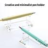 Practical Acrylic Pen Organizers Pen Holders Tray Pen Display Rack With Clean Lines Enhances Offices And Home Aesthetics