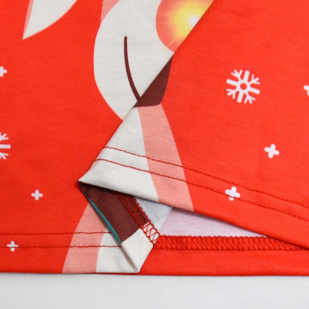 New Arrival Christmas Reindeer Print Pajama Set - Long Sleeve Top & Pants