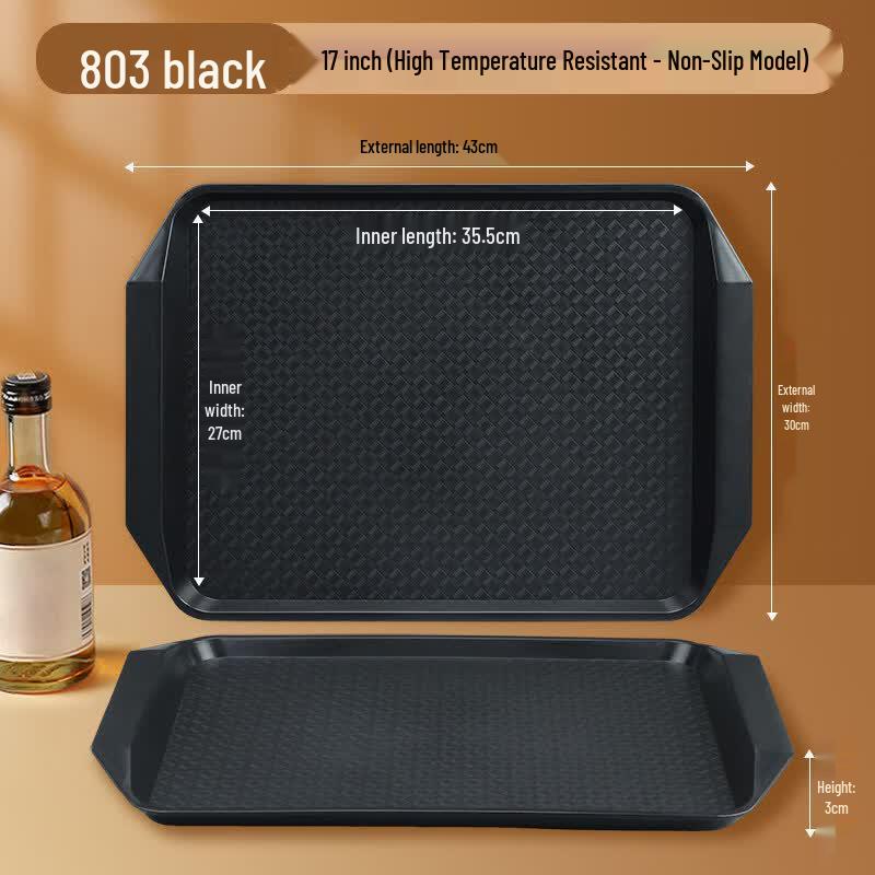 Commercial Rectangular Plastic Serving Trays