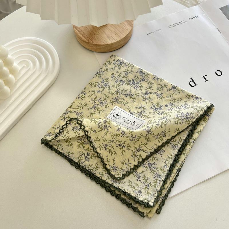 Women Scarves Cotton Handkerchief Fashion Headband Neck Scarfs 70cm