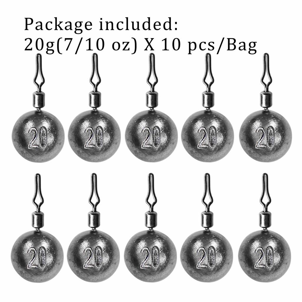 

10 шт. 3,5 г 5 г 7 г 10 г 14 г 20 г рыболовные грузила для дроп-шот рыболовные снасти аксессуары 20g