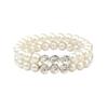 Trending European & American Pearl Jewelry Set: Necklace, Earrings, and Bracelet for Weddings & Evenings