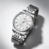 Unisex Quarzuhr SKMEI Römische Ziffern Lederarmband 30M Wasserdicht 9058