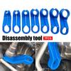 7Pcs Remove Fuel Line Replacement Tool Auto Fuel Line Angled Disconnect Set Tool Air-conditioning Oil Pipe Quick Removal Tool