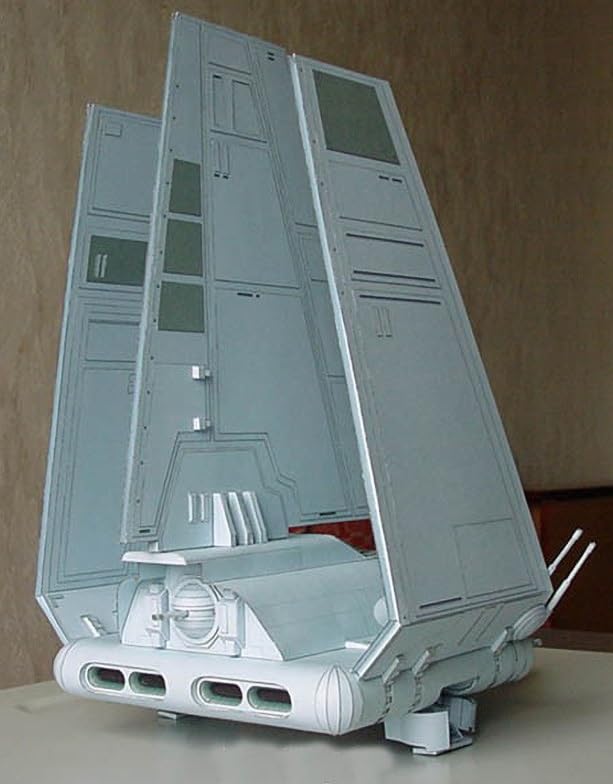 3D Assembly Model Papercraft Star Wars (Lambda-class T-4a Shuttle)