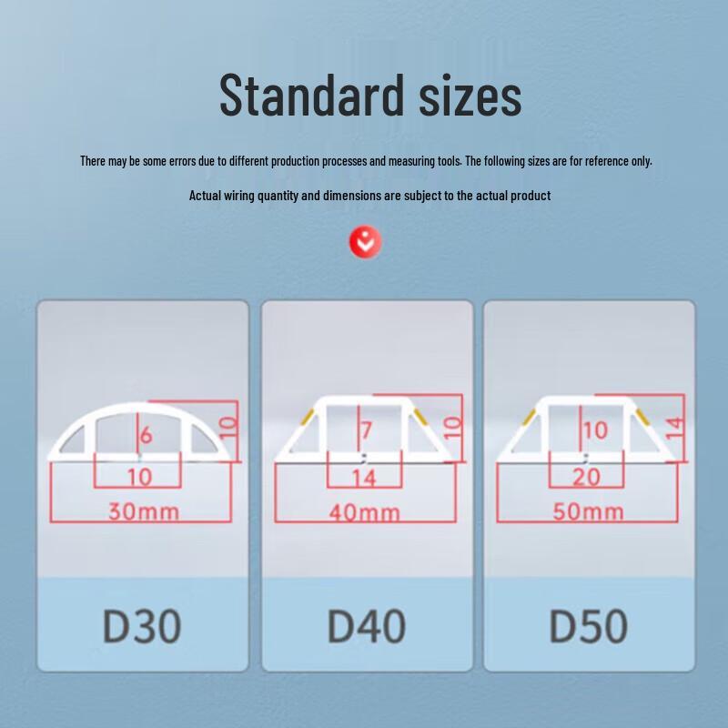 Self-Adhesive Flexible PVC Floor Cable Protector