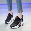Fashion 2025 Spring Heel Shoes Women Inner Heightening Sports Shoes Fashion Flower Wedge Female Sport Shoes Student Sneakers