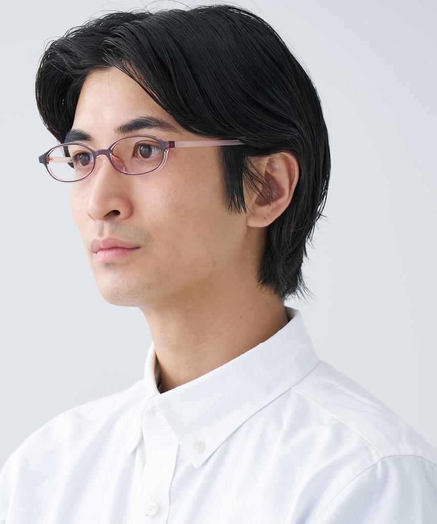 [Zoff] +2.50 Oval-shaped Lightweight Reading Glasses - Comfortable and Non-Slip (Red) Portable Senior Glasses - Made In Japan - Unisex - Suitable for