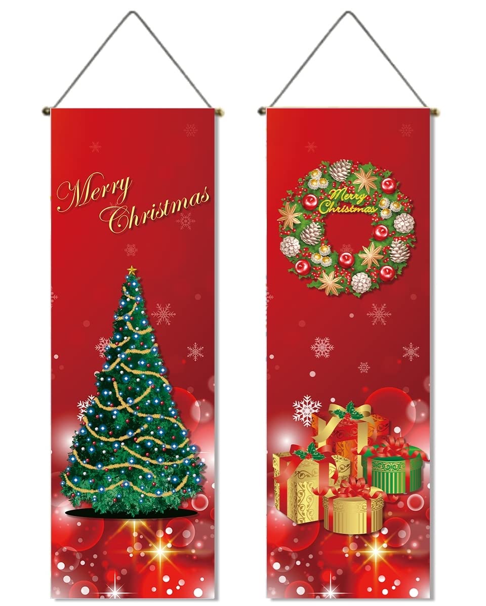 

Набор из 2 рождественских подвесных тонких праздничных настенных украшений next.design Свитки, Гобелен, Дерево, Венок, Дизайн, Декорация, Настольное, Комната,