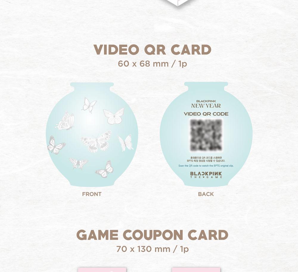 [BLACKPINK THE GAME Coupon Card Collection] BLACKPINK'S NEW YEAR GREETING