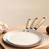 Frigideira de 10 Polegadas Frigideira para Crepes Frigideira Antiaderente para Crepes com Cabo Removível, Frigideira para Tortilhas, Chapa para Panquecas para Roti Indiano