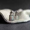 Серебряные серьги с опалом 1ct (2205470)