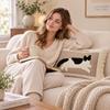 Nordic Style Animal Pillow Cover Embroidery Design Sofa Cushion Pillow  For Living Room