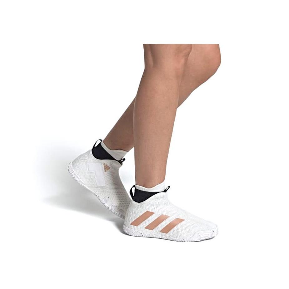New Adidas Stycon Laceless Hc 'White Copper Metallic' Women's FY2946