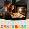 DIY 0-9 Embossed Number Lollipop Silicone Mold Fondant Cake Decorating Tools Sugarcraft Chocolate Cupcake Baking Tool