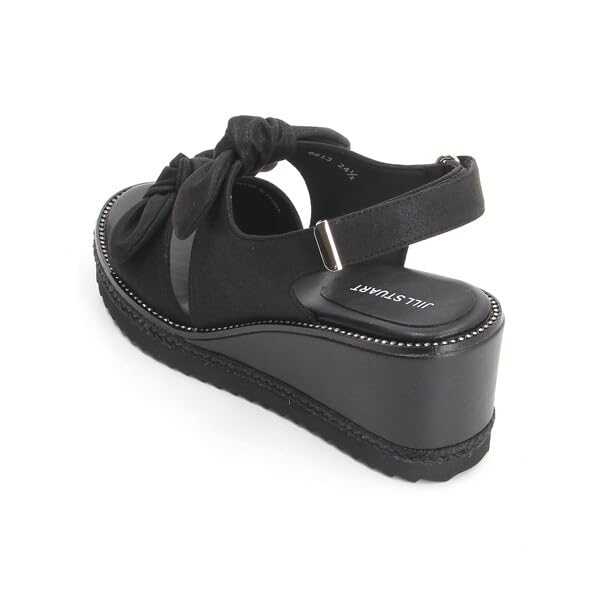 JILL STUART SHOE Double Ribbon Wedge Sandals 6613