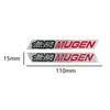 3D Aluminum Alloy Mugen Logo Rear Trunk Fender Emblem Badge Car Sticker Decals For Honda Civic Type R Accord Integra CRV Fit
