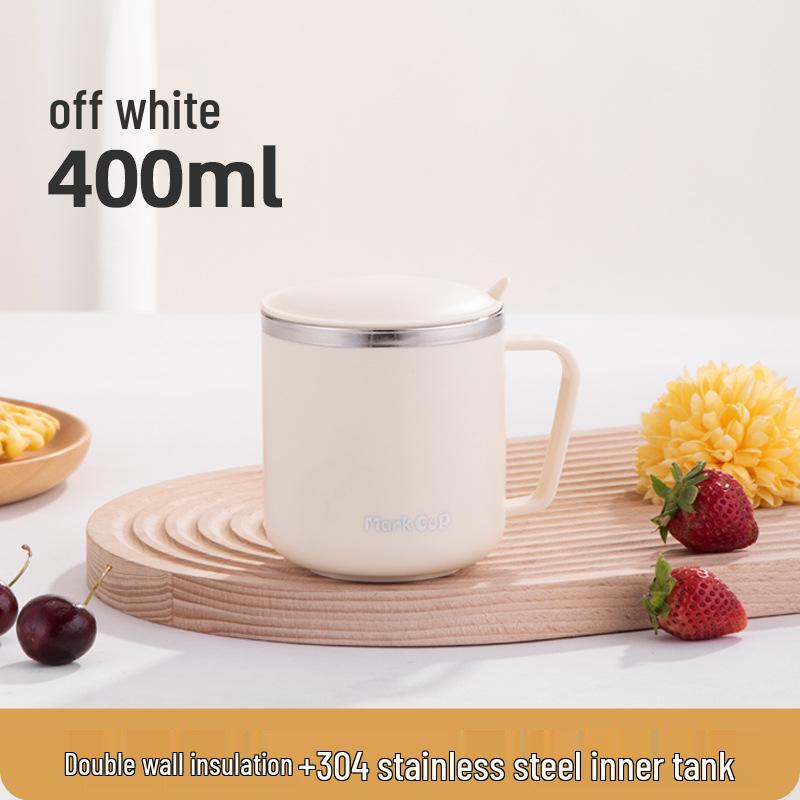 304 Stainless Steel Cartoon Water Cup with Lid for Kids - Children's Milk and Drinking Mug