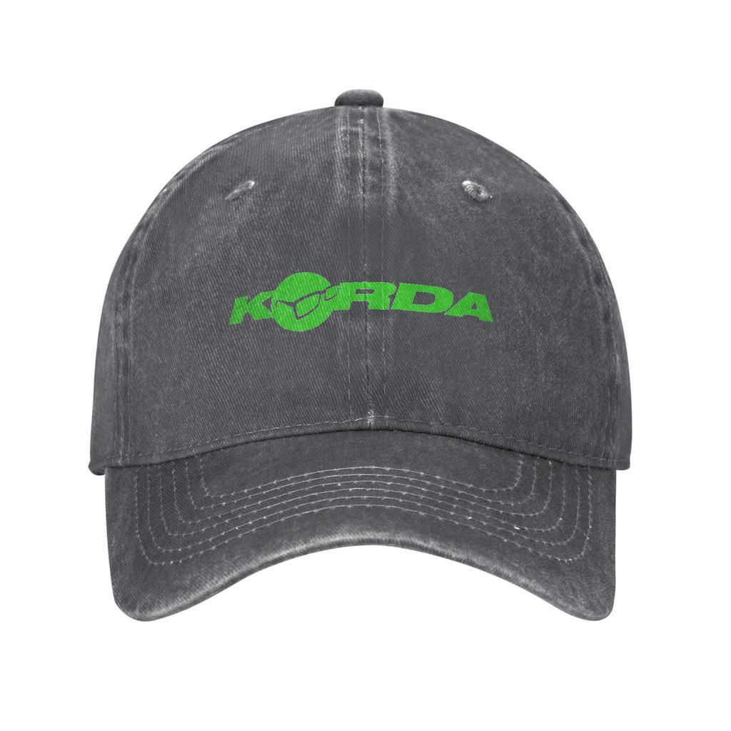 Korda Fishing Logo Denim Baseball Caps Snapback Baseball Hats Breathable Casquette Outdoor for Men's And Women's