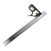 300mm Adjustable Combination Square Angle Ruler 4590 Degree with Bubble Level