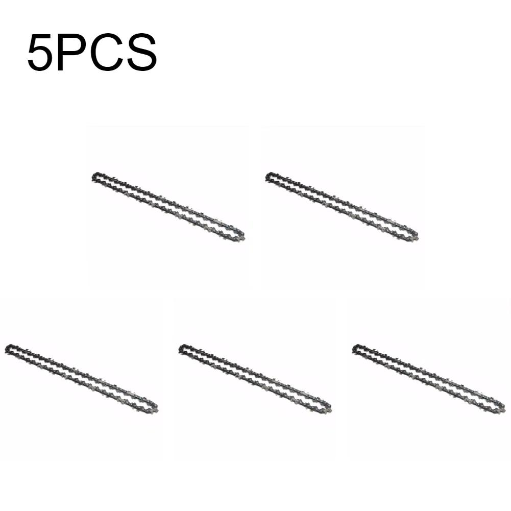 12 Zoll Metall Kettensägenkette 45 Treibglieder Elektrische Kettensägenkette 3/8 Zoll Teilung Elektrisches Sägezubehör zum Schneiden von Ästen