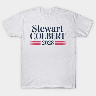 Men Black Print T-shirt Stewart Colbert No-Cut Transfer Paper Print Cotton Tshirt