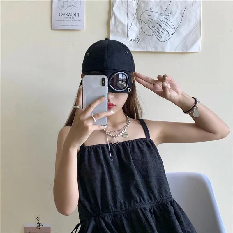 New Fashion Hat Summer Personality Glasses Baseball Caps Female Unisex Sunglasses Cap Male Cap Baseballcap Boys Cap