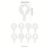 Latte Art Template Coffee Decorating Tool, Reusable Stencils for Barista, Beginner Homemade Coffee Decoration Tool
