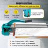 31 Inch/800mm Tile Cutter Double Rails & Brackets Manual Tile Cutter 3/5 in Cap w/Precise Laser Manual Tile Cutter Tools for Precision Cutting