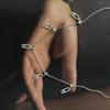 Silver Necklace with Cubic Zirconia, Item Weight 5.22 G (2207900)