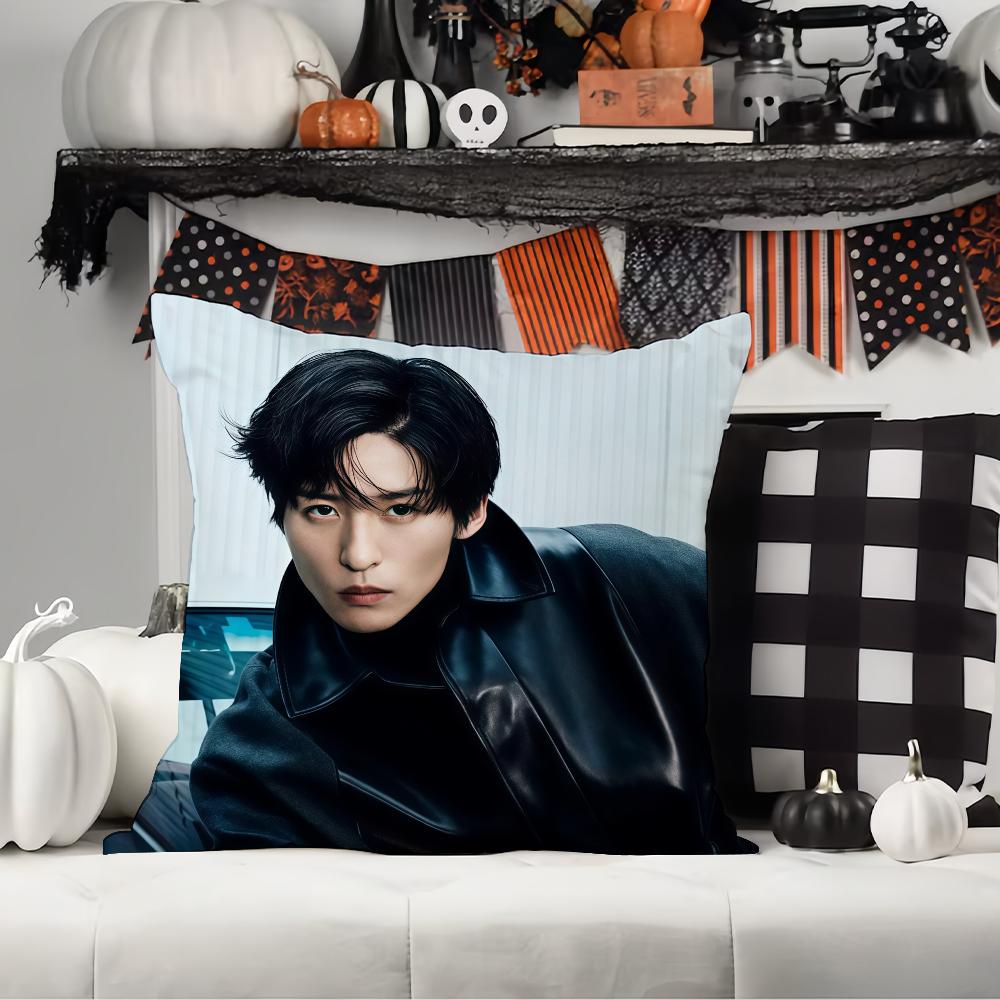 Japanese Actor R-Ren M-Meguro Pillow Case Office Cushions Suitable For Sofa Car Bedroom Decorative Cushion Cover