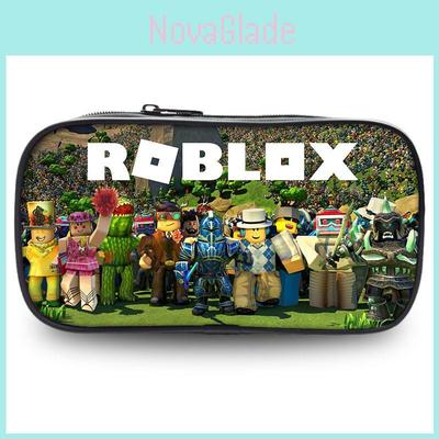 Spacious Roblox Pencil Case Durable Oxford Fabric Fun Designs For Students