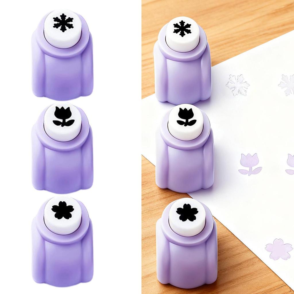 Paper Embosser Kit DIY Supplies Decorative Lightweight Shaped Pattern Punch Embossing Tools