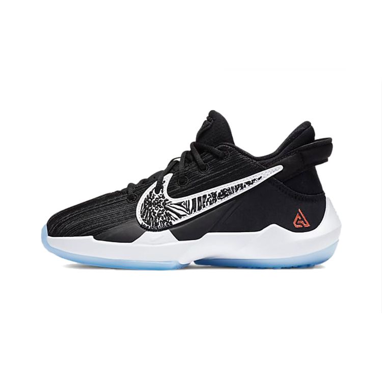 

Nike Zoom Freak 2 PS Черные детские кроссовки White Solar-Flare Off-Noir CN8576-001