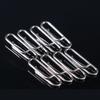 50Pcs Power Fishing Clips Link Split Rings Snaps Stainless Steel Quick Change Connector for Lures Fishing Clip Connector