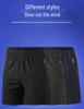 Men's Quick-Drying Elastic Fitness Shorts - Casual Outdoor Running & Training 5-Point Pants, Plus Size.