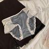 Langsha Gilded Ice Silk Lace Satin Panties