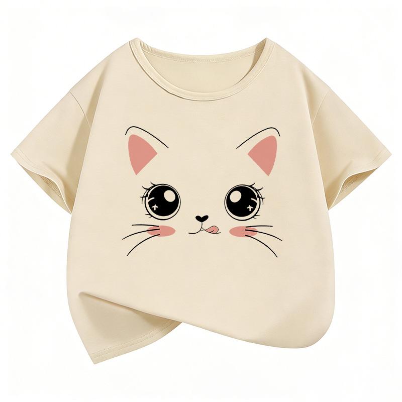 2026 Funny Cat Meme Funny T Shirts Short Sleeve Kids Children's T-shirt Boys Girls Summer Spring Casual Top Tee Shirt