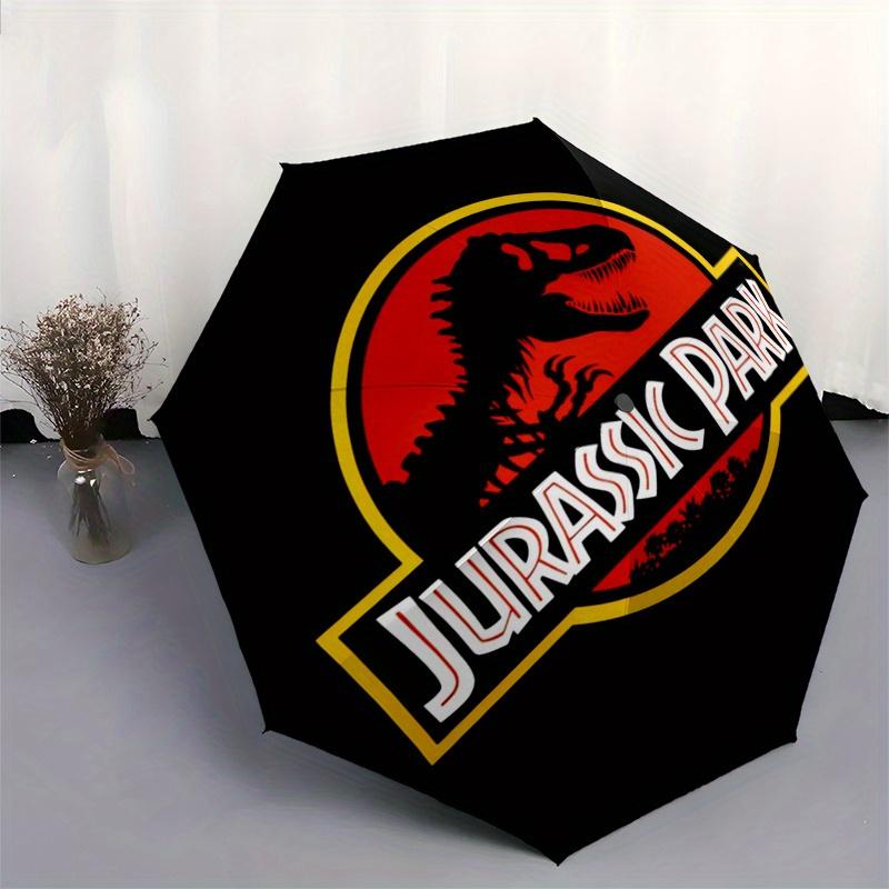 Jurassic Park Logo T-Shirt - Dinosaur LoverGift IdeaUmbrella, Portable 3-Fold Compact Umbrella for Men & Women Gift