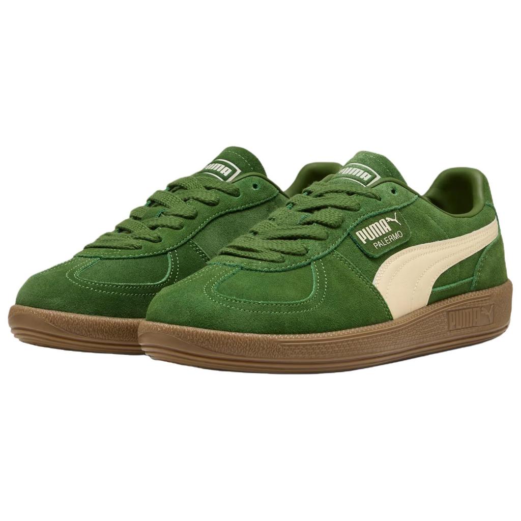 Puma Palermo Classic Versatile Training Shoes Unisex Shoes Earth-Green 396463-92