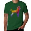 Poodle 01 In Watercolor T-Shirt Oversizeds Summer Clothes Tees Boys Whites Men's T-shirts