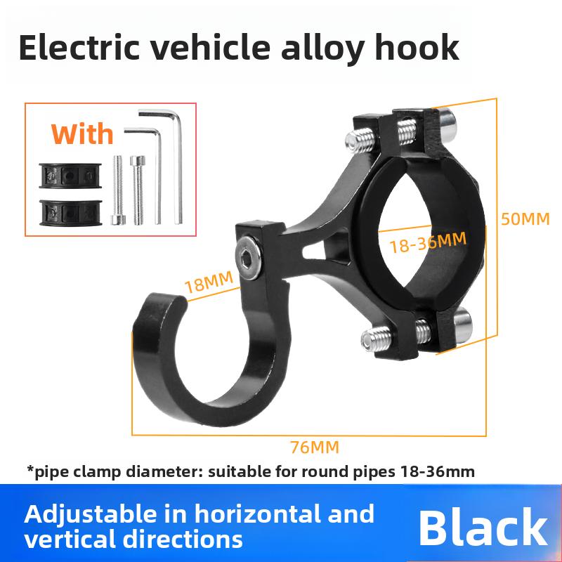 Universal Front-mounted Electric Vehicle Hook, Multi-functional Motorcycle Bicycle Without Drilled Helmet Buckle