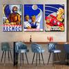 Vintage Russian Propaganda Poster The Space Race Retro USSR Posters and Prints Canvas Painting Wall Art Pictures Home Room Decor