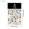 3D Stereoscopic Cherry Billiards Dice Design Nail Art Decals DIY Manicure Accessories