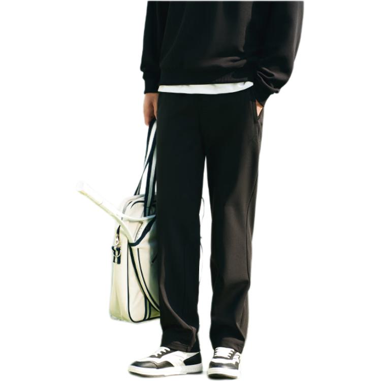 Anta Simple Comfortable Casual Versatile Mid-Waist Fashion Warm Knitted Sports Pants Men bottoms 152541318N-1