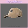Bear Embroidered Baseball Cap For Men Women Adjustable Sun Protection Casual Spring Summer Fall